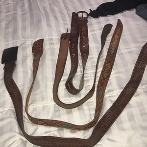 Leather belts